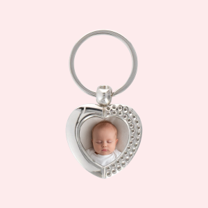 Sleutelhanger bedrukken | Sleutelhanger met foto | Aluminium sleutelhanger luxe hart
