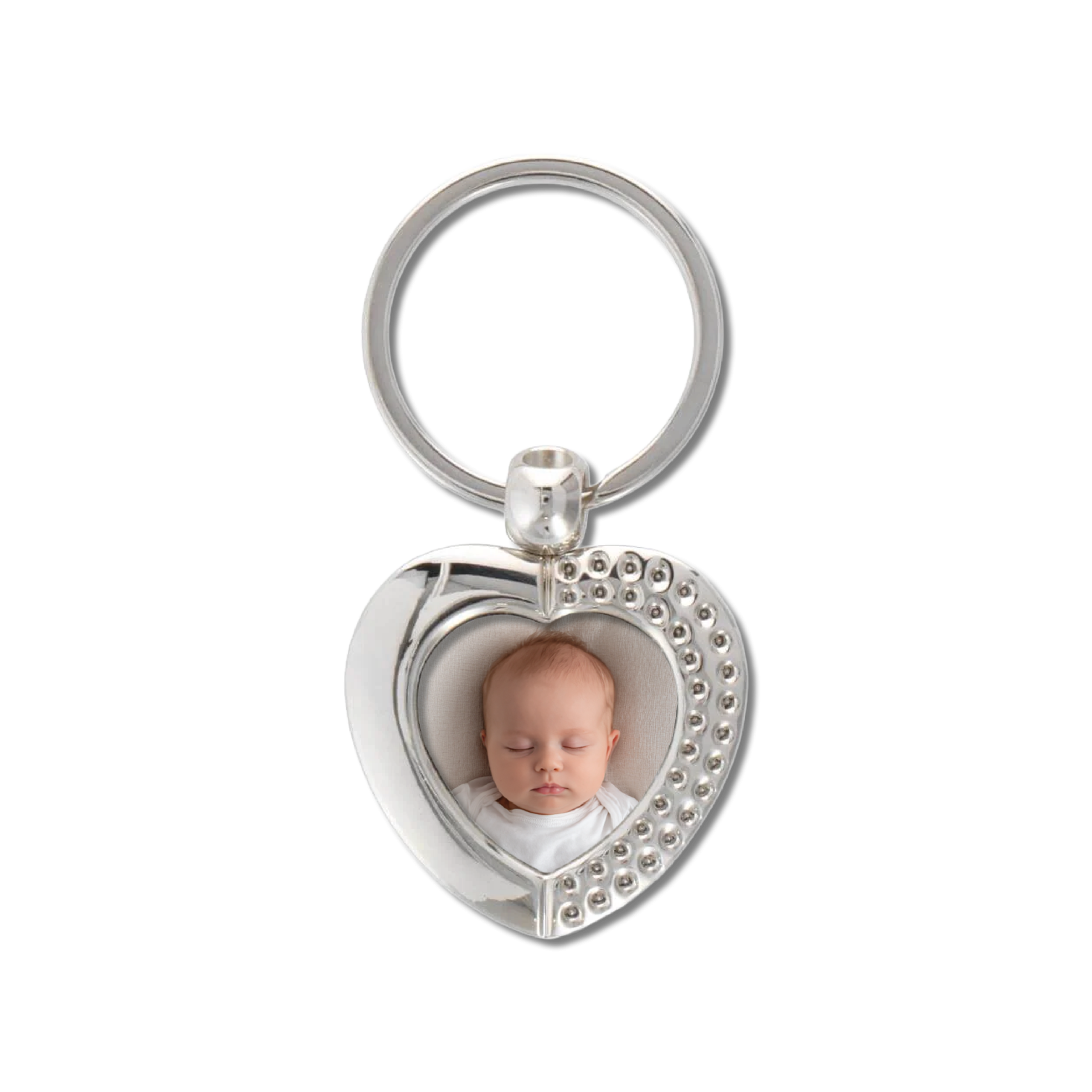 Sleutelhangers bedrukken | Sleutelhangers met foto | Aluminium sleutelhanger luxe hart