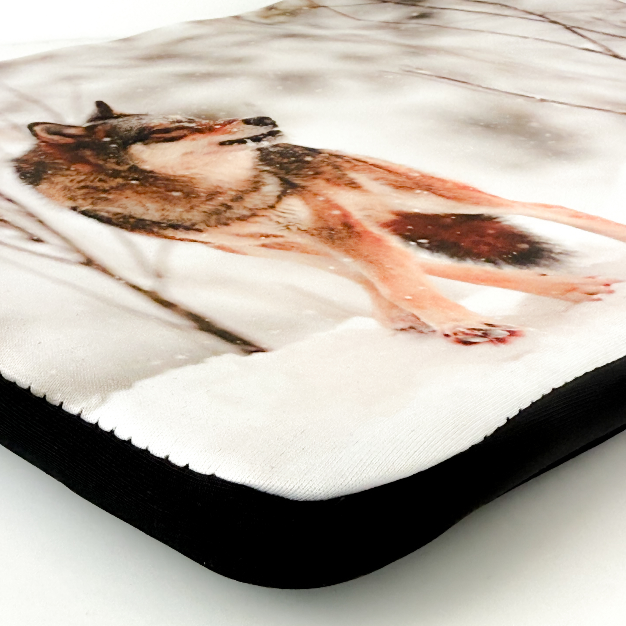 Closeup foto op laptophoes