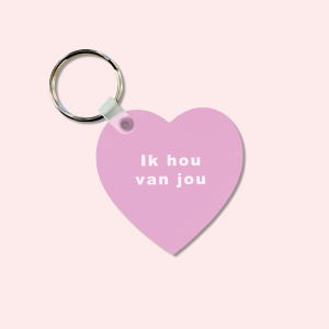 Sleutelhanger bedrukken | Sleutelhanger met foto | Houten sleutelhanger hart