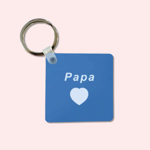 Sleutelhanger bedrukken | Sleutelhanger met foto | Houten sleutelhanger vierkant