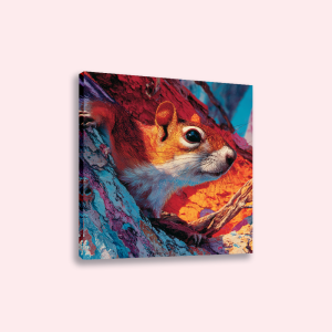 Plexiglas - Eekhoorn bos