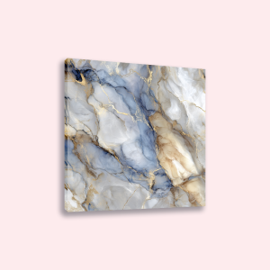 Aluminium - Marmer blauw-beige