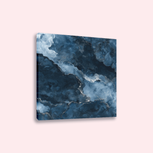 Aluminium - Marmer donkerblauw