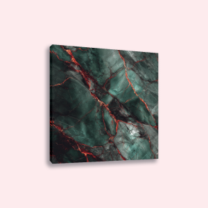 Aluminium - Marmer groen-rood