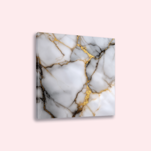 Aluminium - Marmer wit-goud