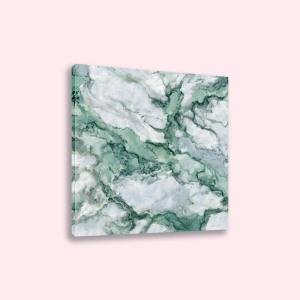 Aluminium - Marmer wit-groen