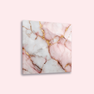 Aluminium - Marmer wit-roze-goud